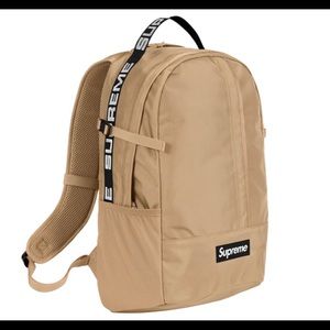 AUTHENTIC SUPREME tan backpack BRAND NEW